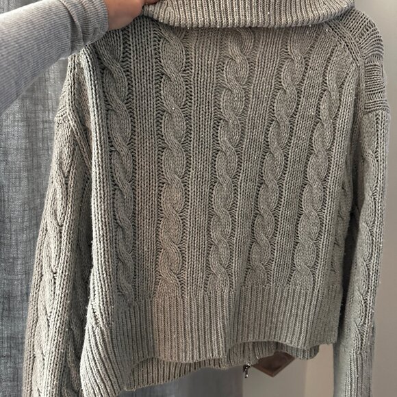 Merino wool zip sweater top Abercrombie - Picture 4 of 6